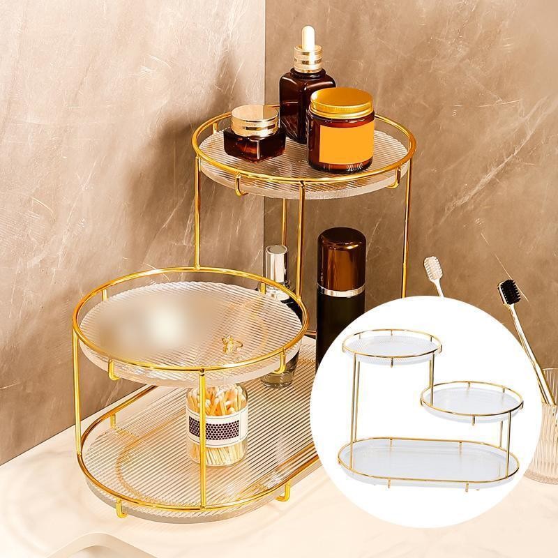 3 Tier Ornate Tray Bathroom Countertop Organizer Vanity Counter Skincare
