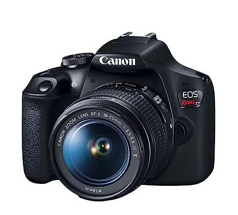 Canon EOS Rebel T7 DSLR Camera with 18-55mm Lens | Built-in Wi-Fi | 24.1 MP CMOS Sensor | DIGIC 4+ Image Processor and Full HD Videos